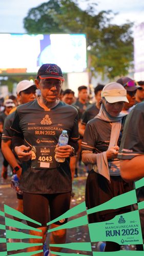 Race photo from Mangkunegaran Run 2025