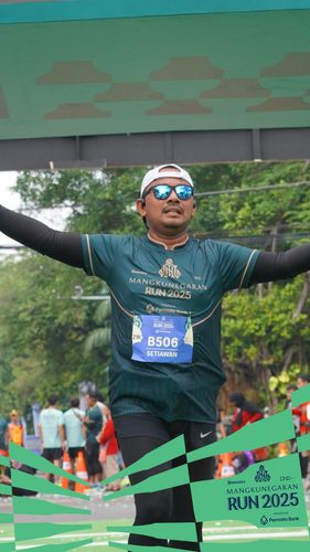 Race photo from Mangkunegaran Run 2025