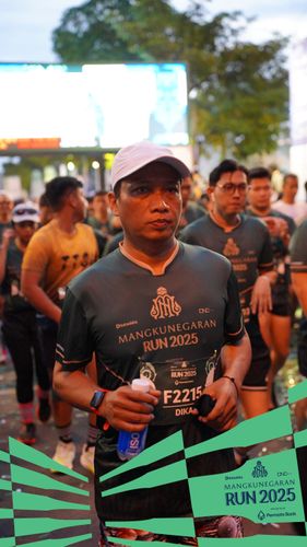 Race photo from Mangkunegaran Run 2025