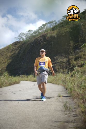 Race photo from Kelud Vertical Challenge 2024
