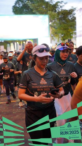 Race photo from Mangkunegaran Run 2025