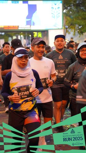 Race photo from Mangkunegaran Run 2025