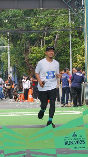 Race photo from Mangkunegaran Run 2025
