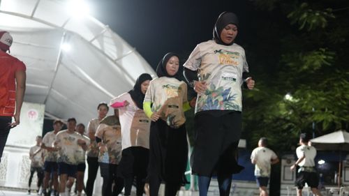 Race photo from ISC - Arutmin Borneo Run 