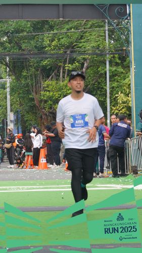 Race photo from Mangkunegaran Run 2025