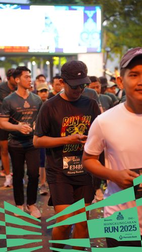Race photo from Mangkunegaran Run 2025