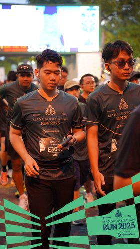 Race photo from Mangkunegaran Run 2025