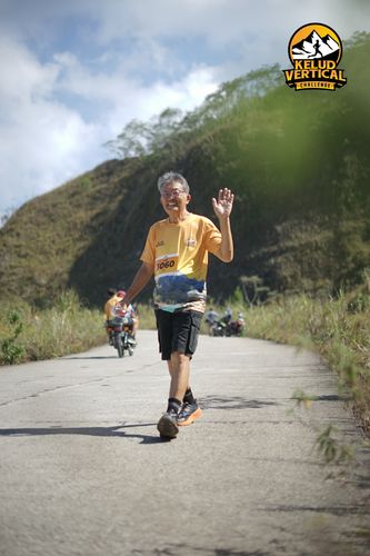 Race photo from Kelud Vertical Challenge 2024