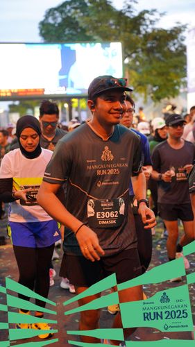 Race photo from Mangkunegaran Run 2025