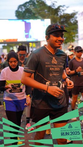Race photo from Mangkunegaran Run 2025