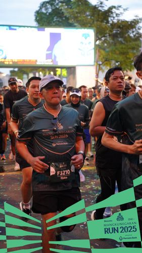 Race photo from Mangkunegaran Run 2025