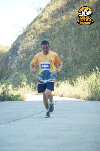 Race photo from Kelud Vertical Challenge 2024