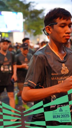 Race photo from Mangkunegaran Run 2025