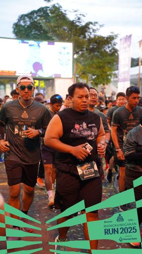 Race photo from Mangkunegaran Run 2025