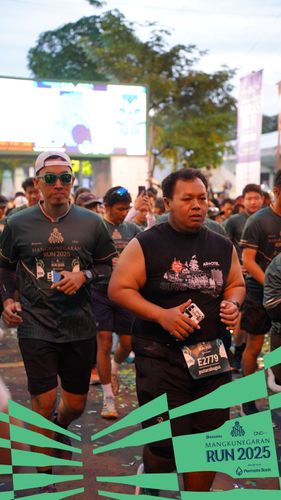 Race photo from Mangkunegaran Run 2025