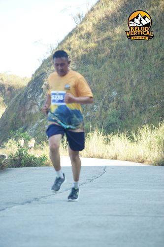 Race photo from Kelud Vertical Challenge 2024