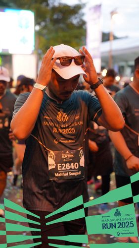 Race photo from Mangkunegaran Run 2025