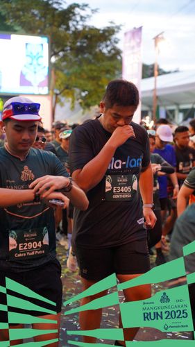 Race photo from Mangkunegaran Run 2025