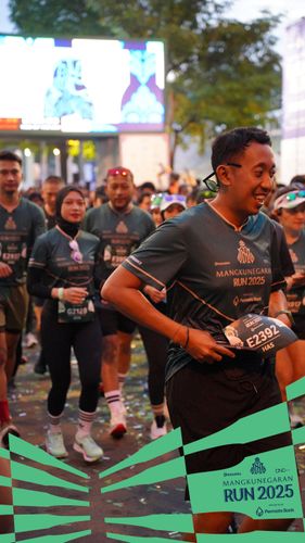 Race photo from Mangkunegaran Run 2025