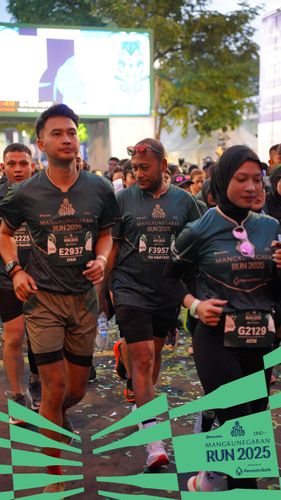 Race photo from Mangkunegaran Run 2025