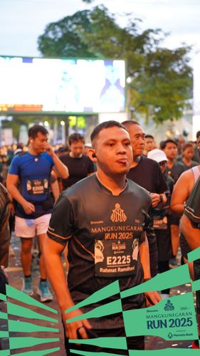 Race photo from Mangkunegaran Run 2025