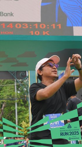 Race photo from Mangkunegaran Run 2025