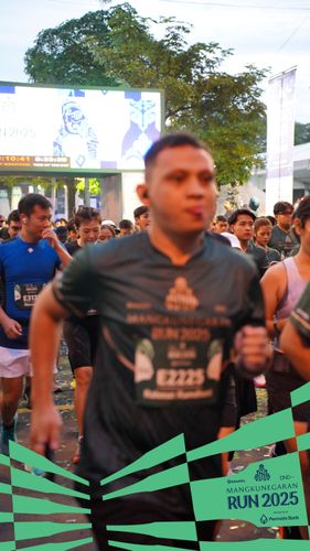Race photo from Mangkunegaran Run 2025