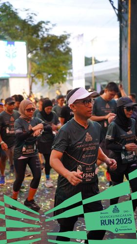 Race photo from Mangkunegaran Run 2025