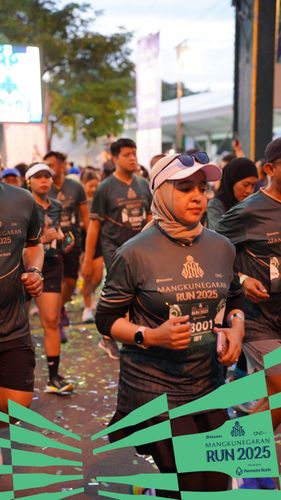 Race photo from Mangkunegaran Run 2025