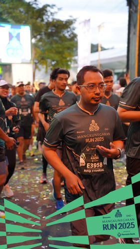Race photo from Mangkunegaran Run 2025