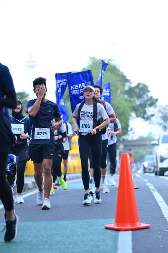 Race photo from KEMLU RUN 2025