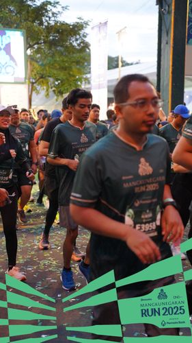 Race photo from Mangkunegaran Run 2025