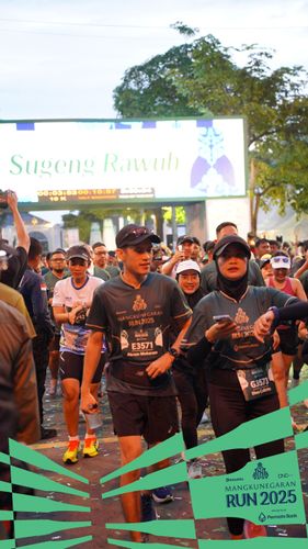 Race photo from Mangkunegaran Run 2025