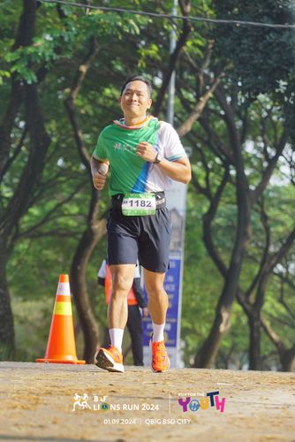 Race photo from BAF LIONS RUN 2024