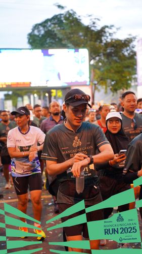 Race photo from Mangkunegaran Run 2025