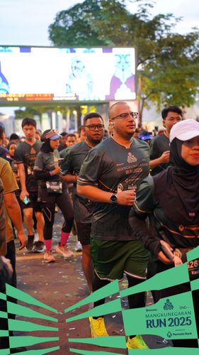 Race photo from Mangkunegaran Run 2025