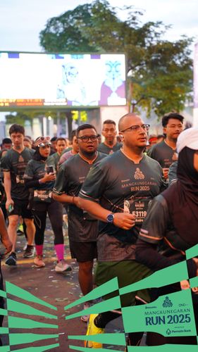 Race photo from Mangkunegaran Run 2025