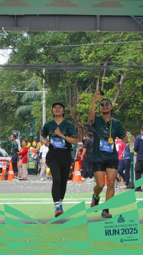 Race photo from Mangkunegaran Run 2025