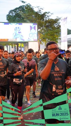 Race photo from Mangkunegaran Run 2025