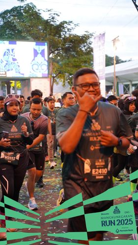 Race photo from Mangkunegaran Run 2025