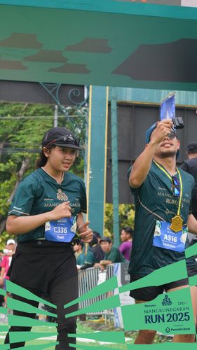 Race photo from Mangkunegaran Run 2025