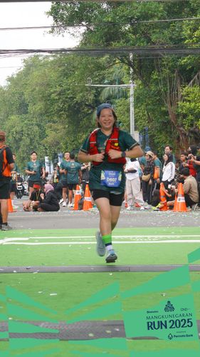 Race photo from Mangkunegaran Run 2025
