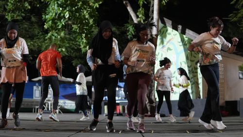 Race photo from ISC - Arutmin Borneo Run 