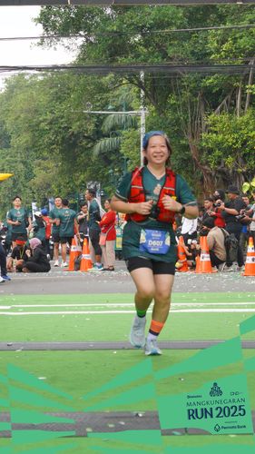 Race photo from Mangkunegaran Run 2025