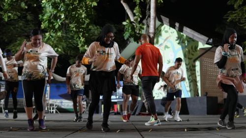 Race photo from ISC - Arutmin Borneo Run 
