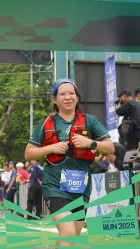 Race photo from Mangkunegaran Run 2025