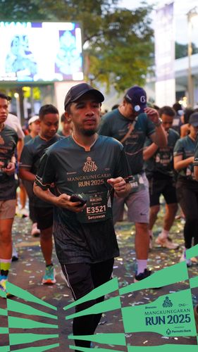 Race photo from Mangkunegaran Run 2025