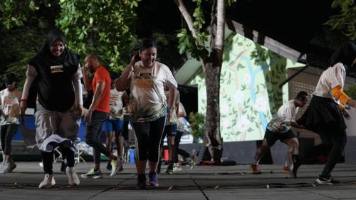 Race photo from ISC - Arutmin Borneo Run 