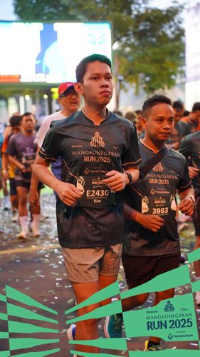 Race photo from Mangkunegaran Run 2025