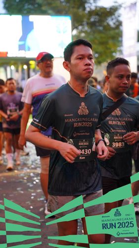 Race photo from Mangkunegaran Run 2025